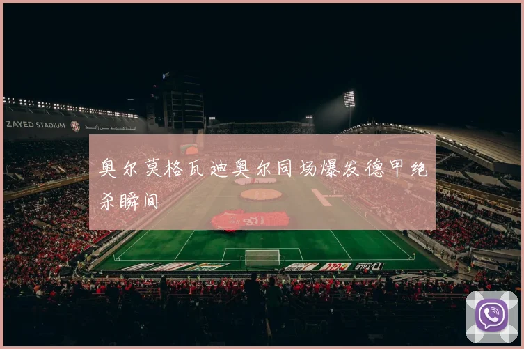 奥尔莫格瓦迪奥尔同场爆发德甲绝杀瞬间